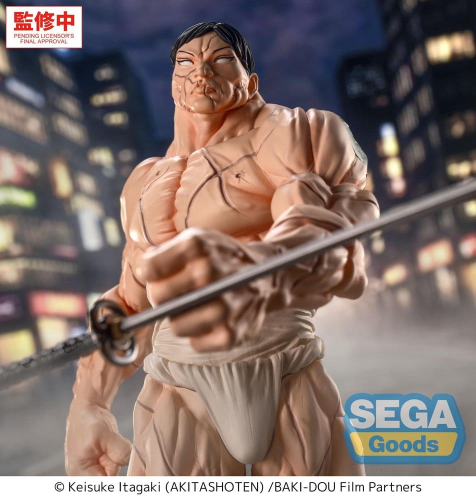 Baki-Dou Luminasta Figura PVC Kaoru Hanayama 23 cm