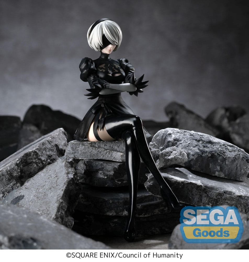 NieR:Automata Ver1.1a Estatua PVC PM Perching 2B 13 cm