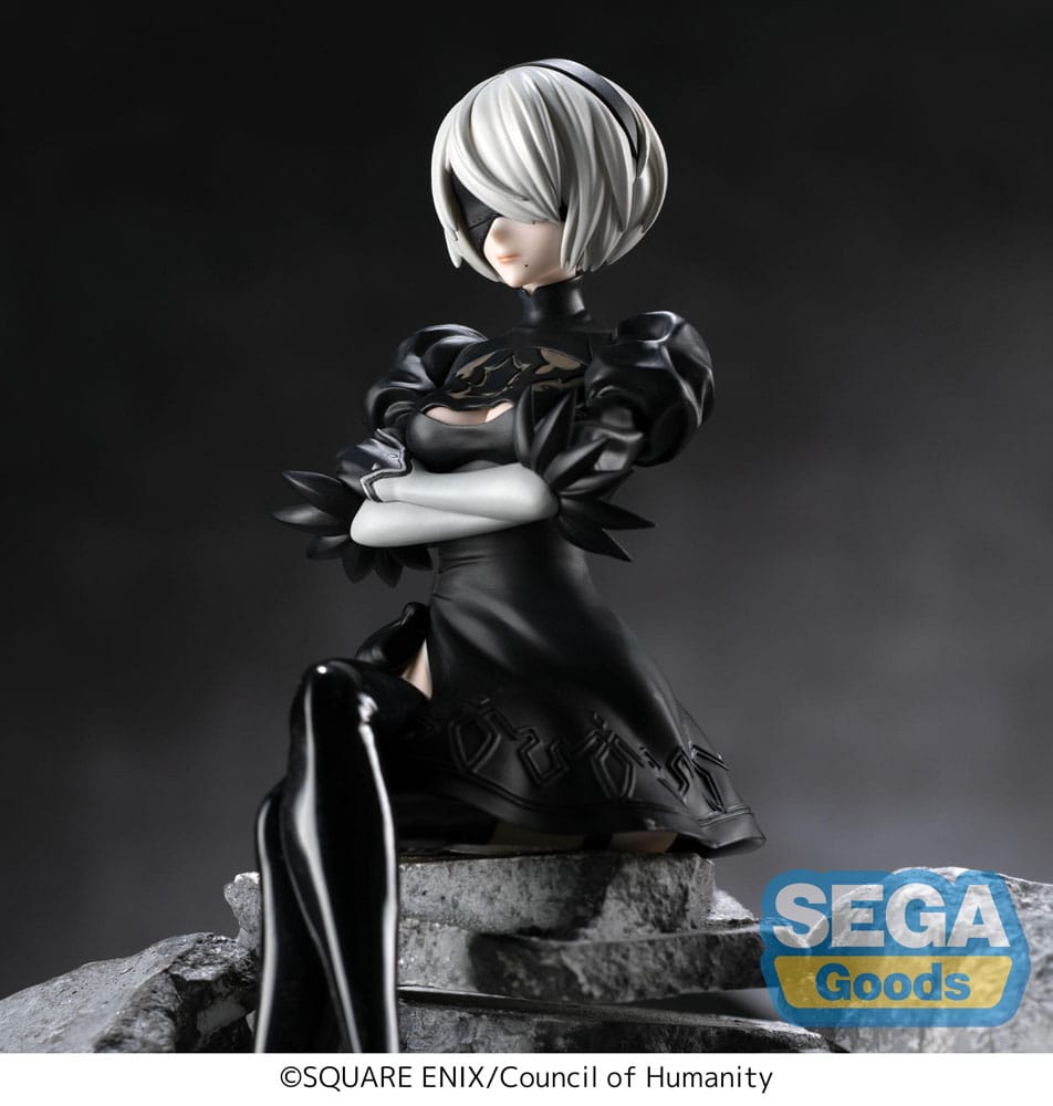 NieR:Automata Ver1.1a Estatua PVC PM Perching 2B 13 cm
