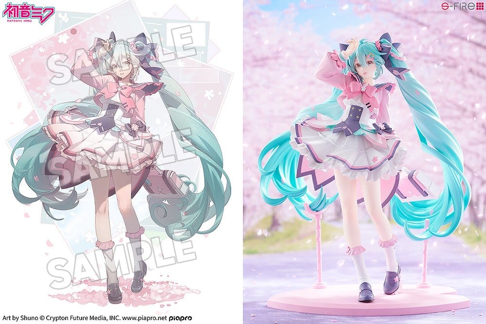 Character Vocal Series 01: Hatsune Miku Estatua S-Fire PVC 1/7 Hatsune Miku New Semester 23 cm