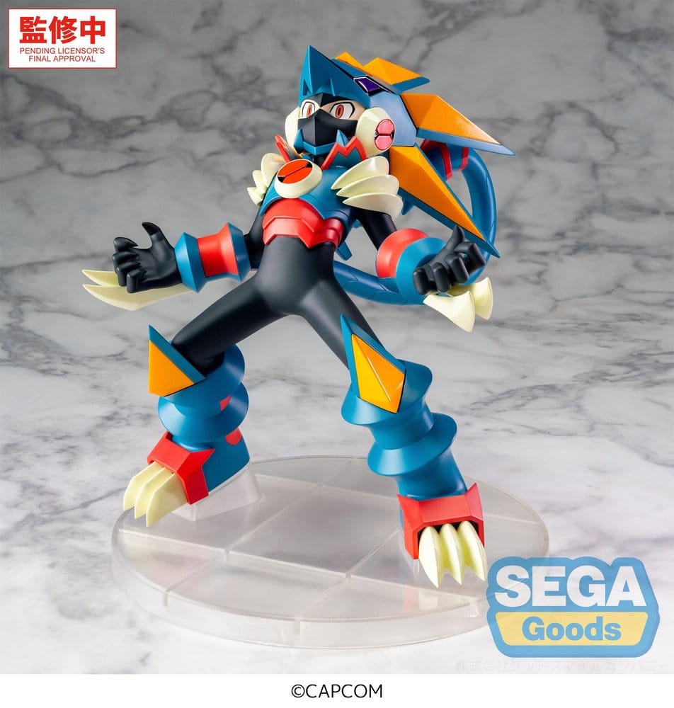 Mega Man Battle Network Figura PVC Luminasta Mega Man Gregar Beast 17 cm Frikytopia