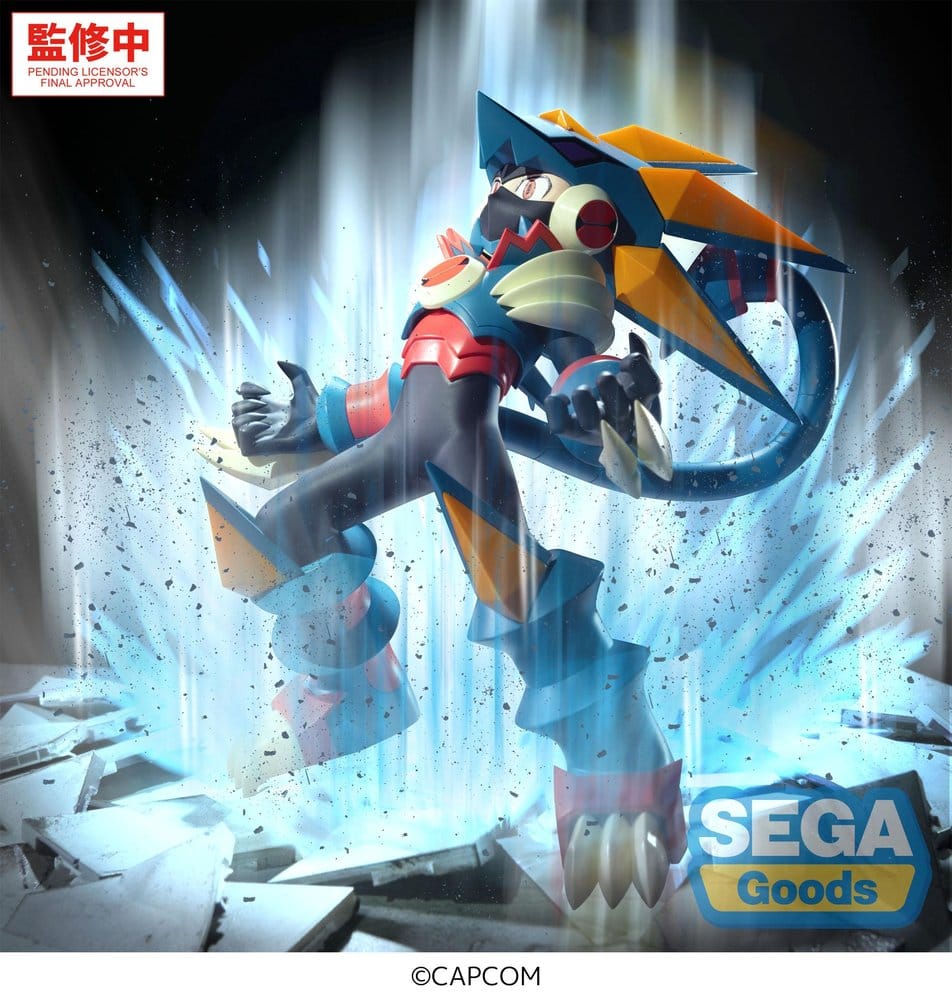 Mega Man Battle Network Figura PVC Luminasta Mega Man Gregar Beast 17 cm