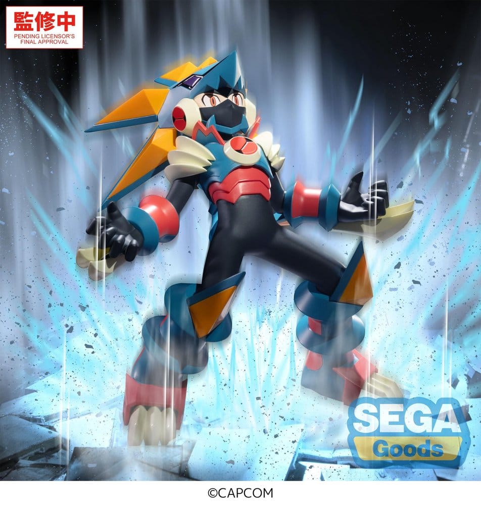 Mega Man Battle Network Figura PVC Luminasta Mega Man Gregar Beast 17 cm