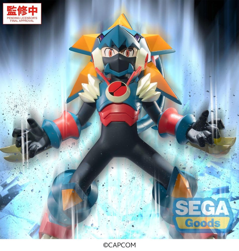 Mega Man Battle Network Figura PVC Luminasta Mega Man Gregar Beast 17 cm
