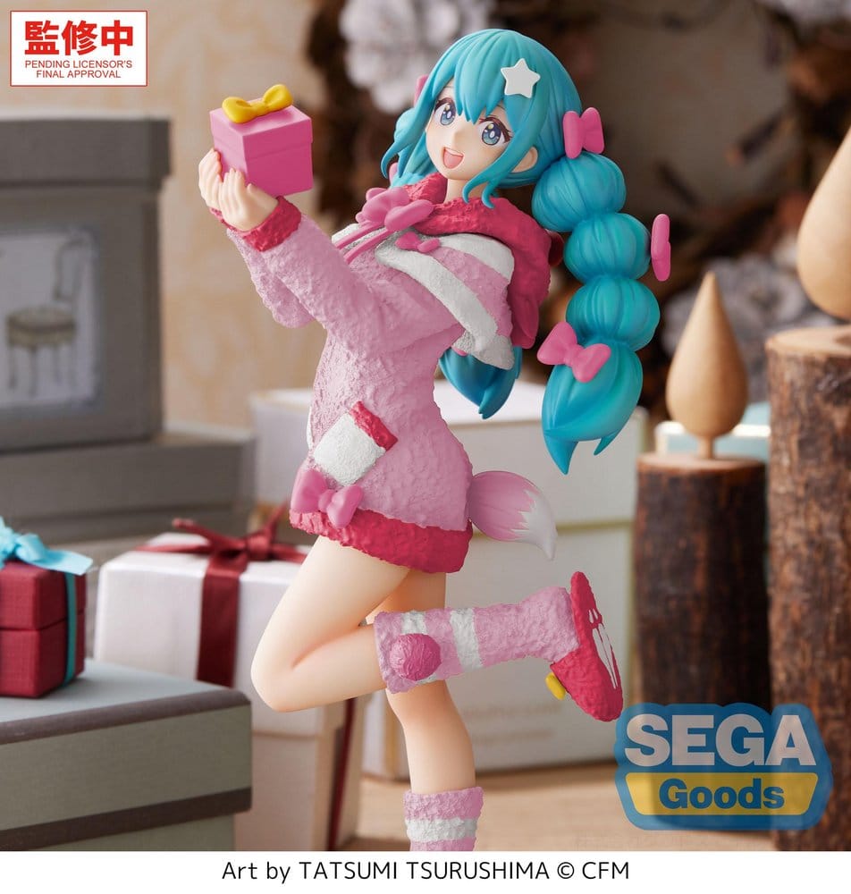 Hatsune Miku High Premium Figure Figura PVC Mokomoko Christmas Ver. 21 cm