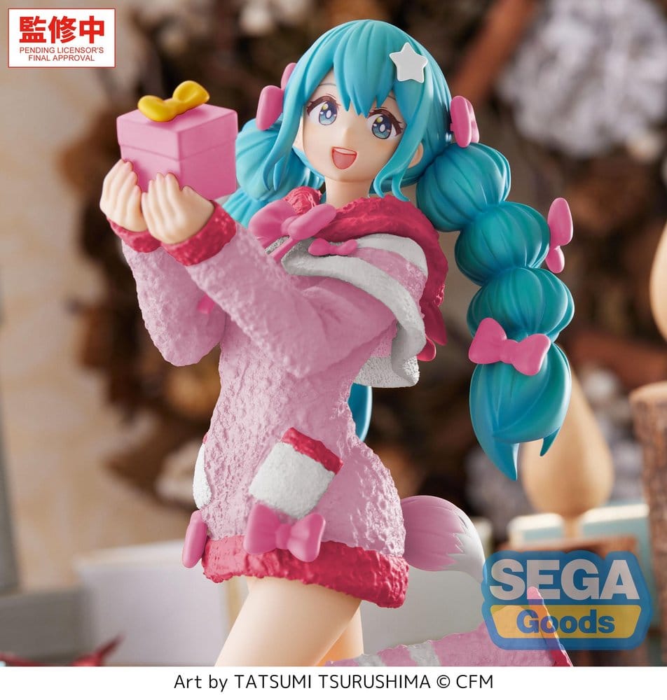 Hatsune Miku High Premium Figure Figura PVC Mokomoko Christmas Ver. 21 cm