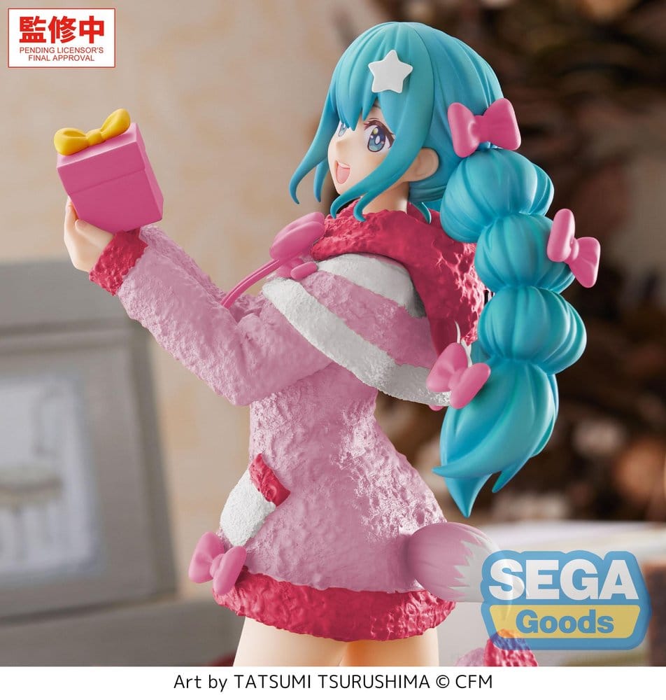 Hatsune Miku High Premium Figure Figura PVC Mokomoko Christmas Ver. 21 cm