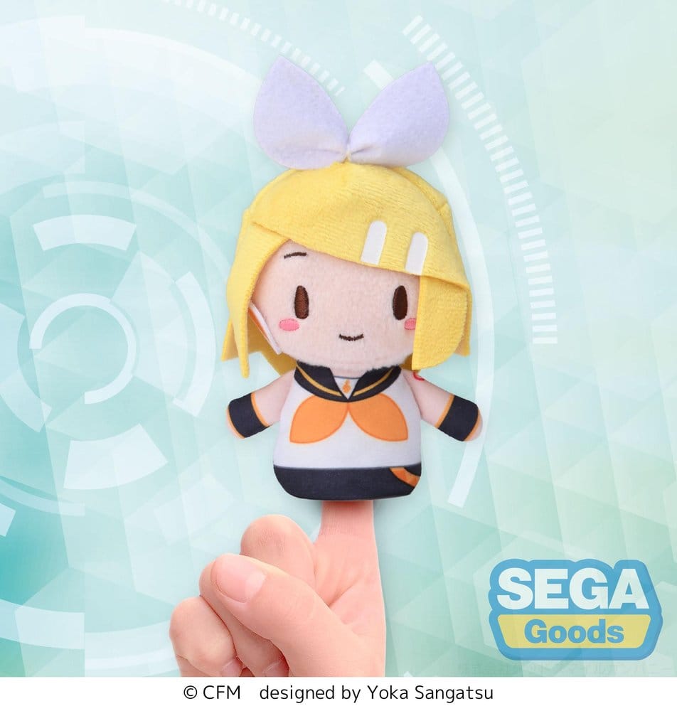 Kagamine Rin & Len Fuwa Petit Peluche Kagamine Rin Finger Mascot 10 cm