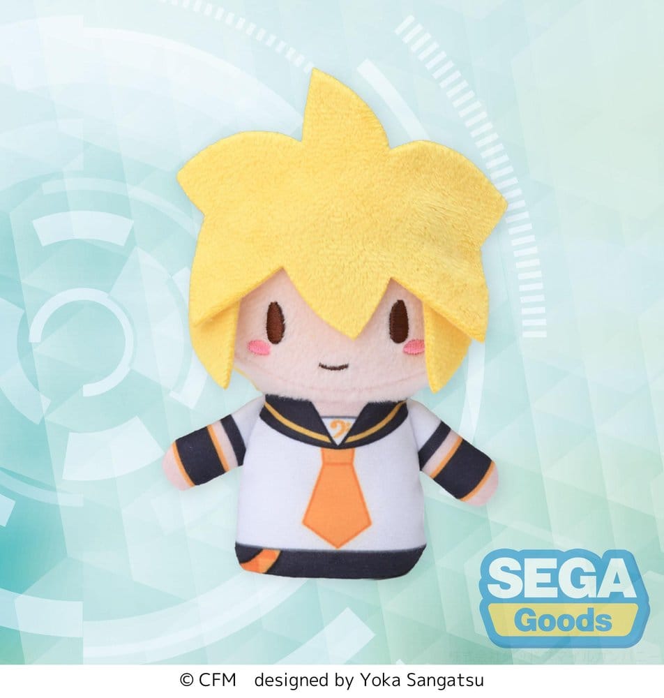 Kagamine Rin & Len Fuwa Petit Peluche Kagamine Len Finger Mascot 10 cm