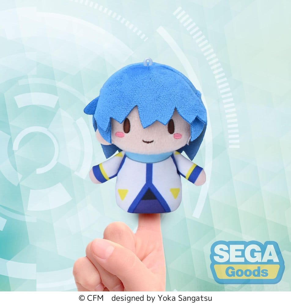 Vocaloid Fuwa Petit Peluche Kaito Finger Mascot 10 cm