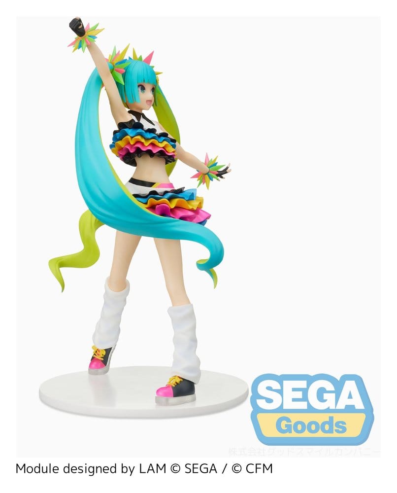 Hatsune Miku Project DIVA MEGA39's FIGURIZM Figura PVC Hatsune Miku - Catch the Wave 25 cm