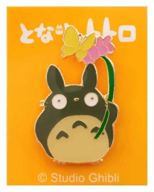 Mi vecino Totoro Pin Totoro With Flower Frikytopia