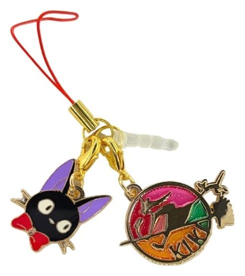 Nicky, la aprendiz de bruja Llavero Stained Glass Style Jiji Gold