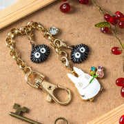Mi vecino Totoro Llavero Charm Chain Small Totoro & Fruits