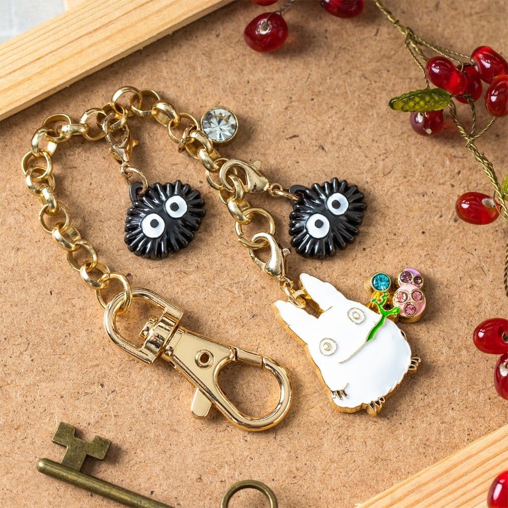 Mi vecino Totoro Llavero Charm Chain Small Totoro & Fruits Frikytopia