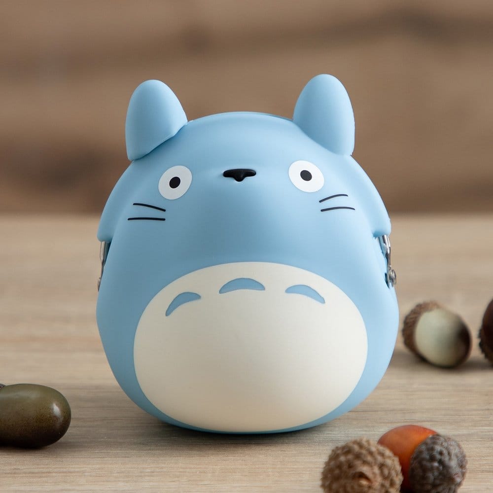 Mi vecino Totoro Llavero Monedero Mini Totoro azul 9 cm