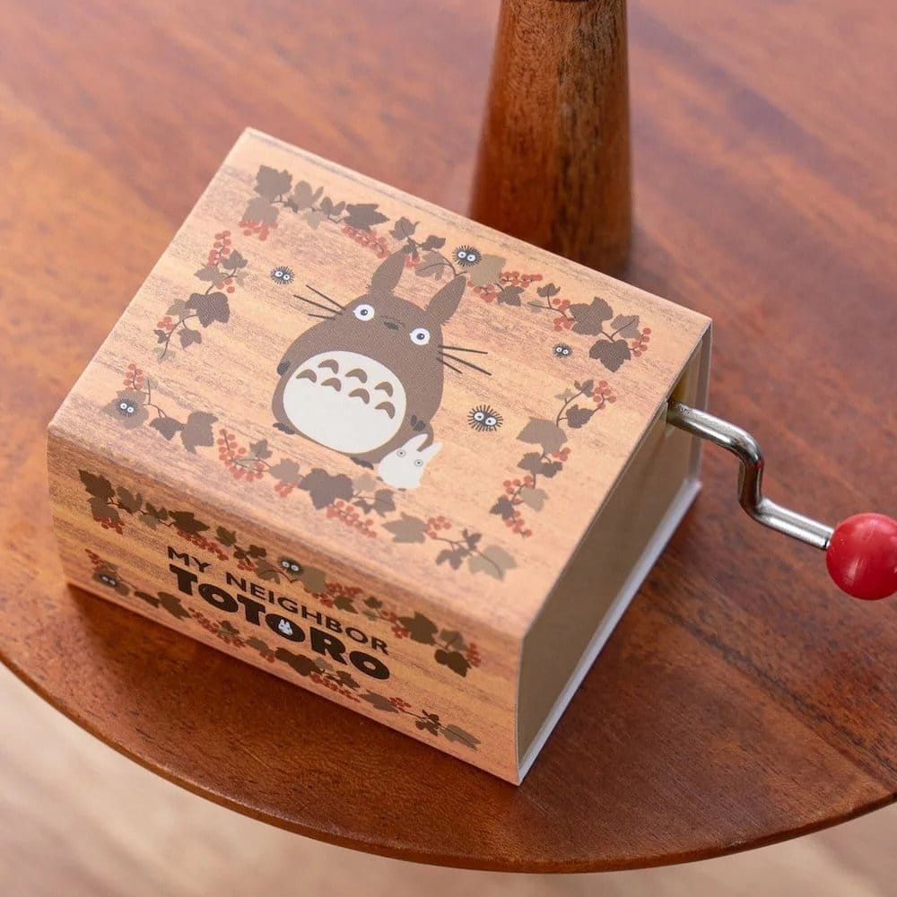 Mi vecino Totoro Caja de música de manivela Autumn Leaf