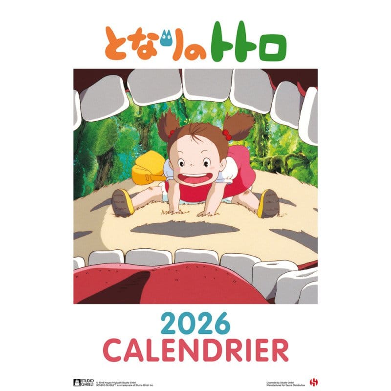 Mon Voisin Totoro Calendario 2026 *FRANCÉS* Frikytopia