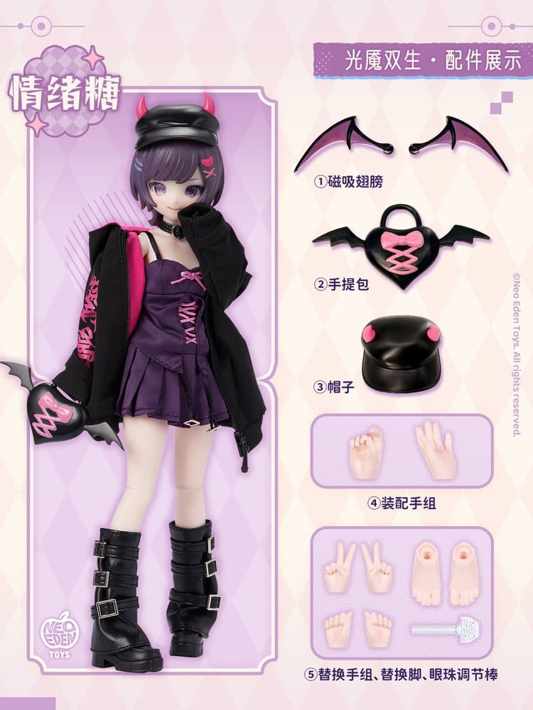 Original Character Surtido Figure Unveiled Door Key Spirit Series BJD Doll Blind Box 22 cm Surtido (6)