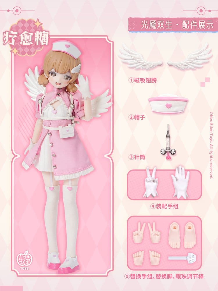 Original Character Surtido Figure Unveiled Door Key Spirit Series BJD Doll Blind Box 22 cm Surtido (6)