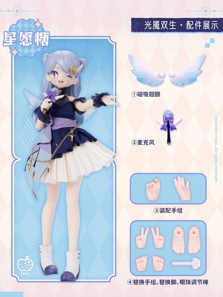 Original Character Surtido Figure Unveiled Door Key Spirit Series BJD Doll Blind Box 22 cm Surtido (6)