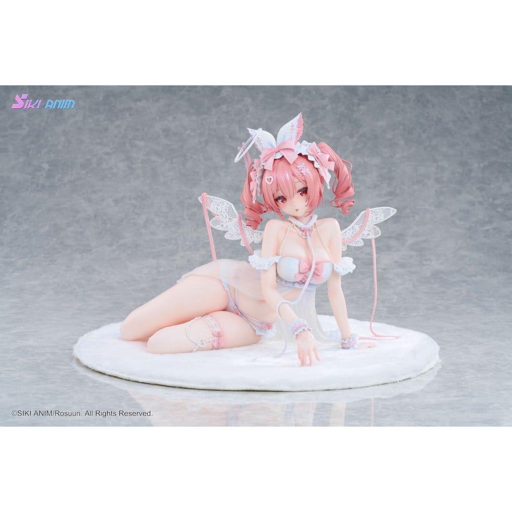 Original Character Figura PVC 1/4 White Rabbit Rosu Angel Ver. Illustrated by Rosuuri 23 cm