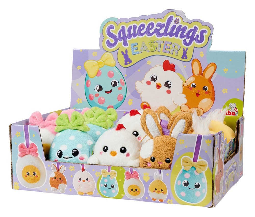 Squeezlings Peluches Pack de 5 Expositor (20) Frikytopia