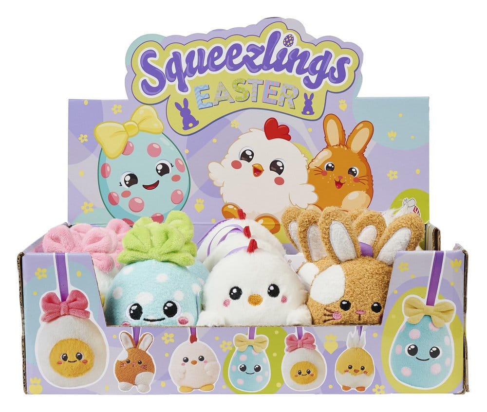 Squeezlings Peluches Pack de 5 Expositor (20)