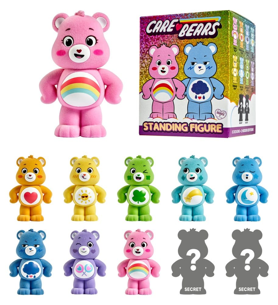 Care Bears Figuras Flocked Unlock the Magic 8 cm Cajas Sorpresa Expositor (8)