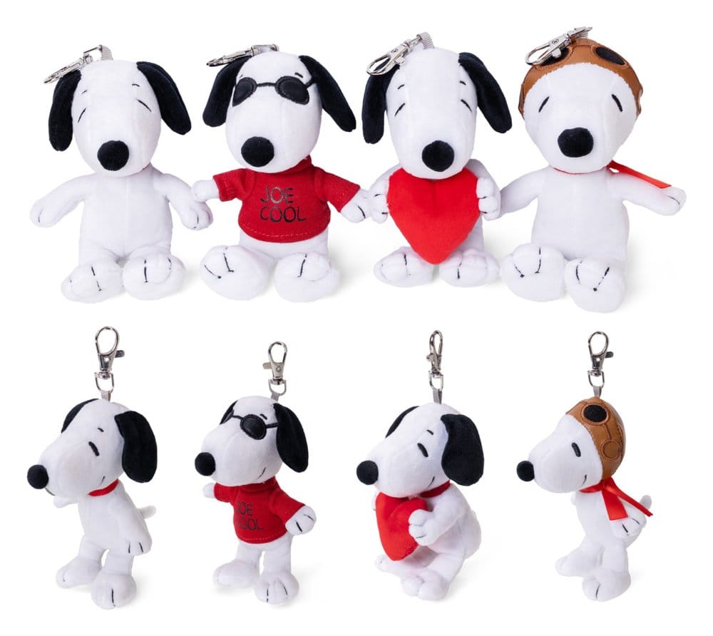 Peanuts Llaveros Set Snoopy 10 cm (12)