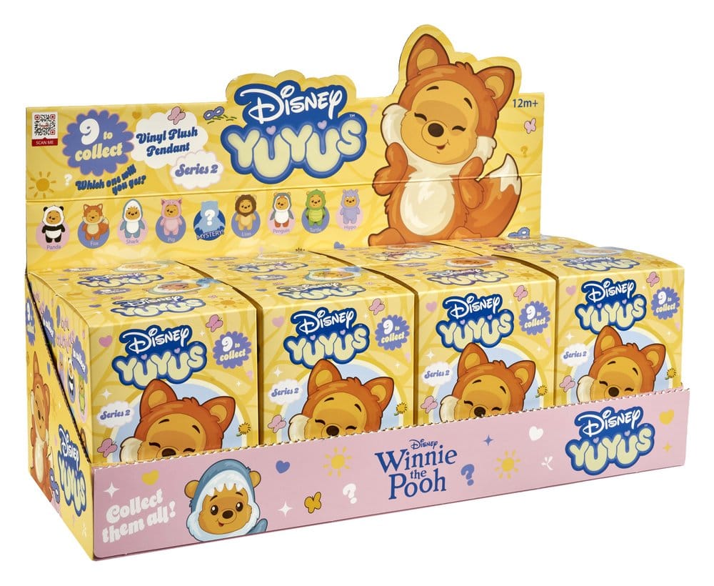 Disney YuYus Llaveros de peluche Wave 2 Winnie the Pooh 13 cm Blindbox Display (8)