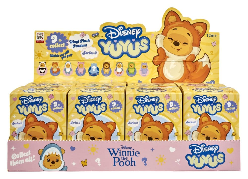 Disney YuYus Llaveros de peluche Wave 2 Winnie the Pooh 13 cm Blindbox Display (8)