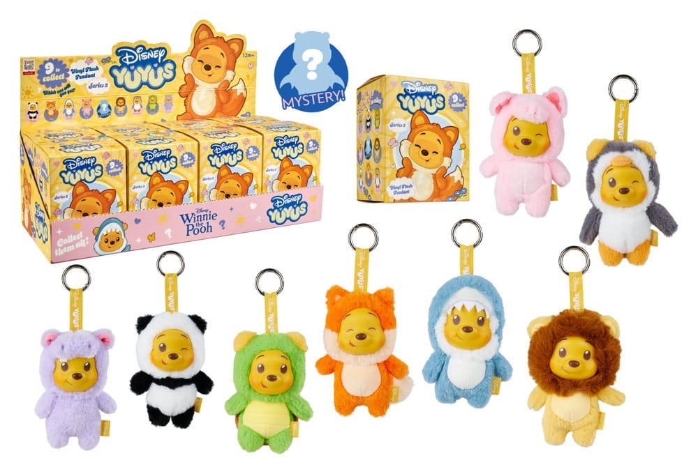 Disney YuYus Llaveros de peluche Wave 2 Winnie the Pooh 13 cm Blindbox Display (8)