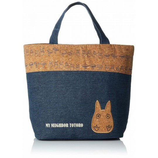 Mi vecino Totoro Bolsa de almuerzo estilo corcho y vaquero Totoro Frikytopia
