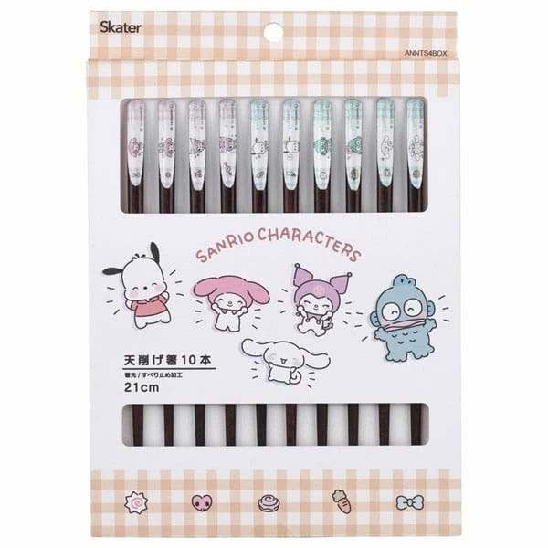 Sanrio Pck de 10 Palillos Characters Frikytopia