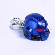 Warhammer 40K Llavero metálico Space Marine Primaris Helmet Ultramarine