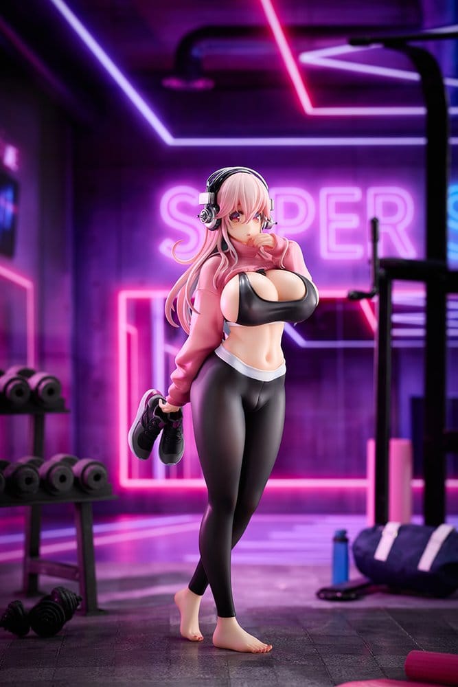 Super Sonico Figura PVC 1/6 Exercise Ver. 27 cm