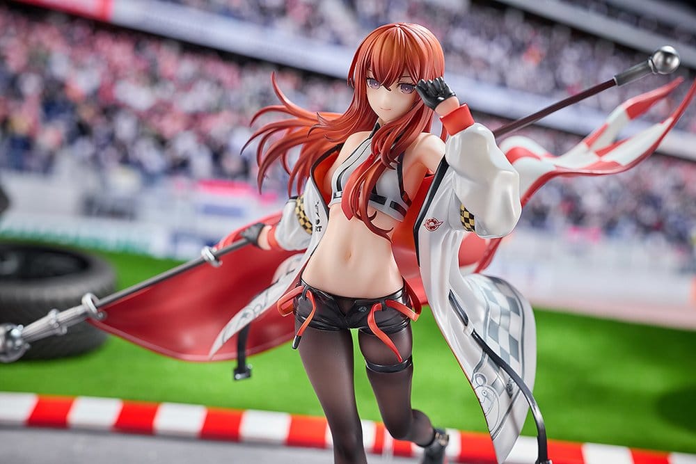 Steins;Gate Figura PVC 1/7 Kurisu Makise: Racing Ver. 24 cm