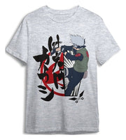 Naruto Camiseta Kakashi Grey Talla M