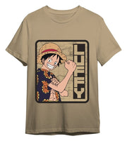 One Piece Camiseta Monkey D. Luffy Sand Talla XL