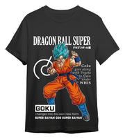 Dragon Ball Super Camiseta Goku Training Negro Talla XXL