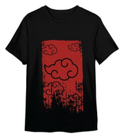 Naruto Shippuden Camiseta Akatsuki Black Talla S