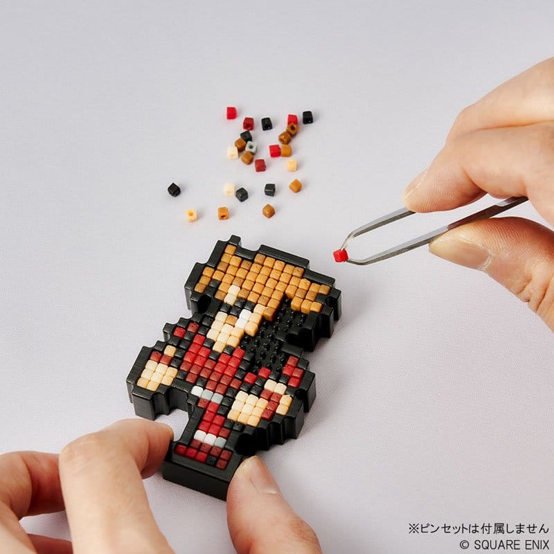 Final Fantasy Pixel Remaster DIY Pixel Art Llavero Colección Vol.2 Cajas Sorpresas Expositor (6)