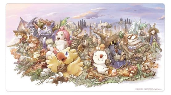 Final Fantasy Tapete de juego Chocobo & Friends 61 x 34 cm Frikytopia