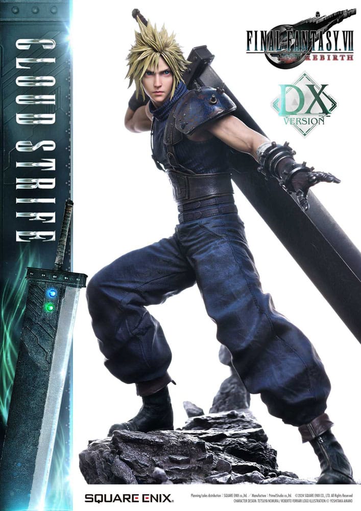 Final Fantasy VII Rebirth Estatua 1/4 Cloud Strife Deluxe Ver. 68 cm Frikytopia