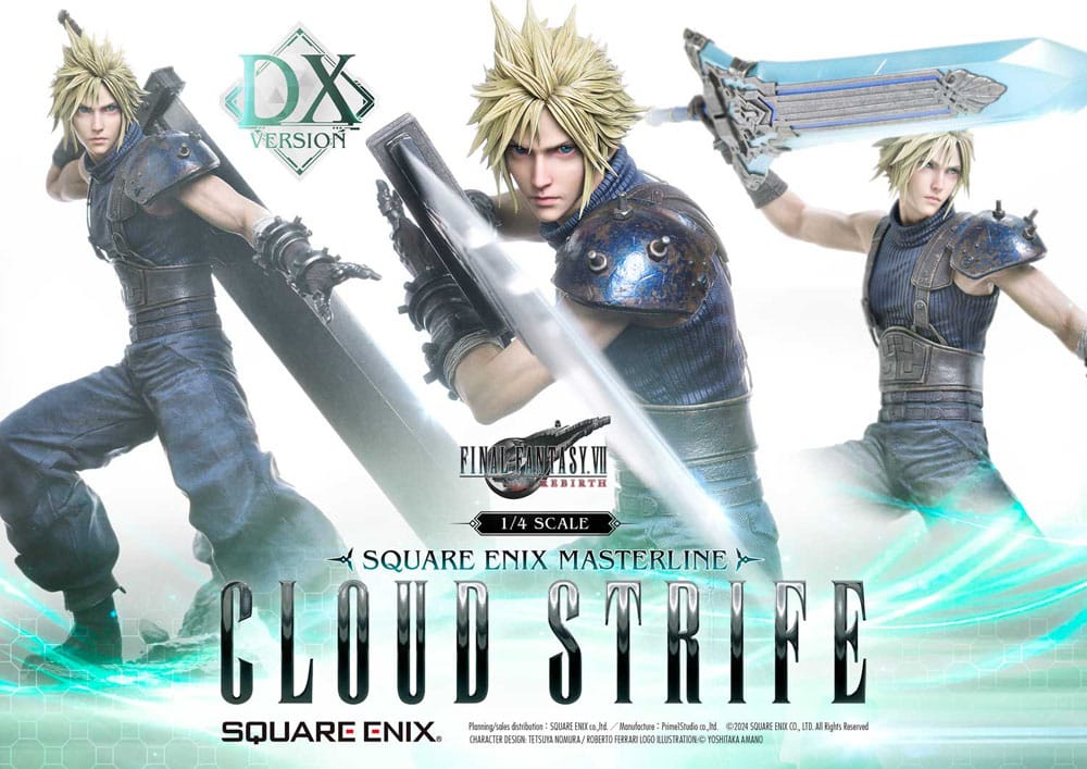 Final Fantasy VII Rebirth Estatua 1/4 Cloud Strife Deluxe Ver. 68 cm