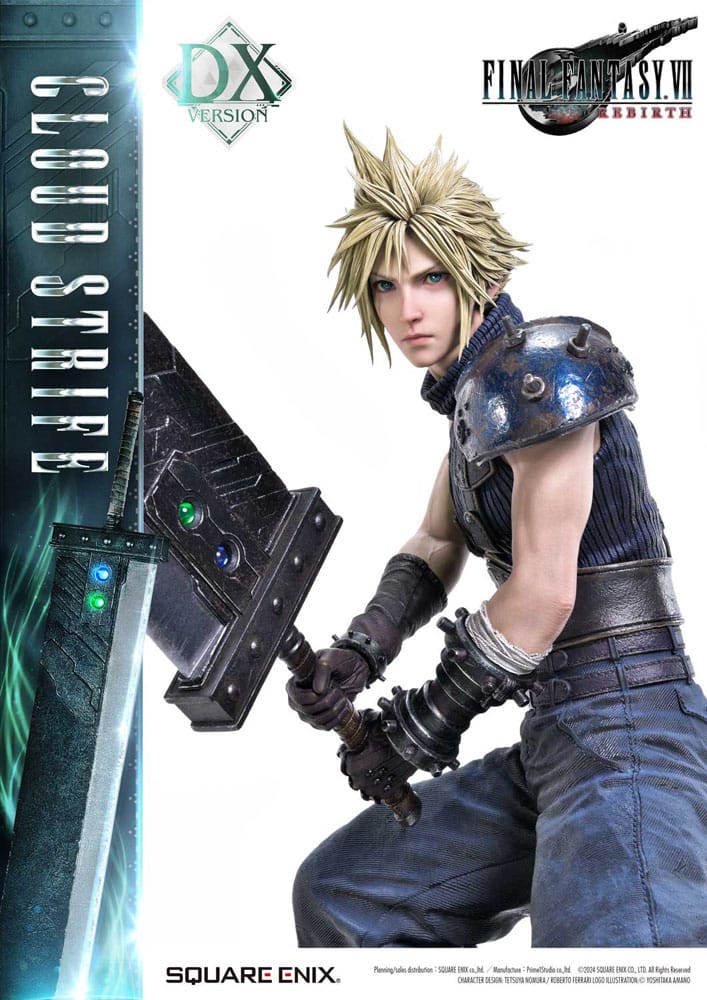 Final Fantasy VII Rebirth Estatua 1/4 Cloud Strife Deluxe Ver. 68 cm