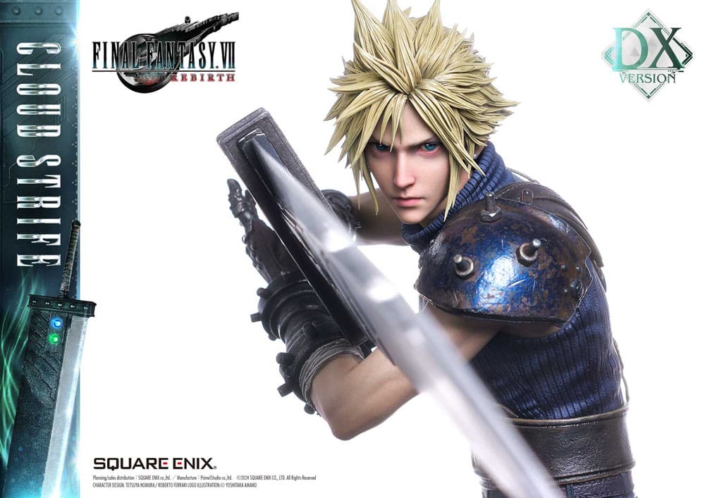 Final Fantasy VII Rebirth Estatua 1/4 Cloud Strife Deluxe Ver. 68 cm