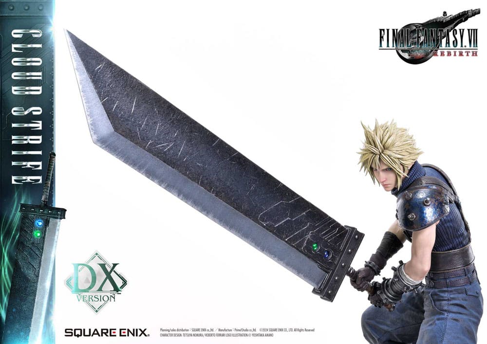 Final Fantasy VII Rebirth Estatua 1/4 Cloud Strife Deluxe Ver. 68 cm