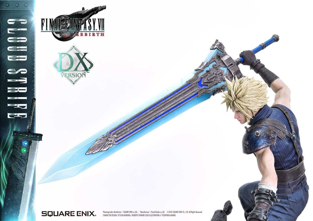 Final Fantasy VII Rebirth Estatua 1/4 Cloud Strife Deluxe Ver. 68 cm